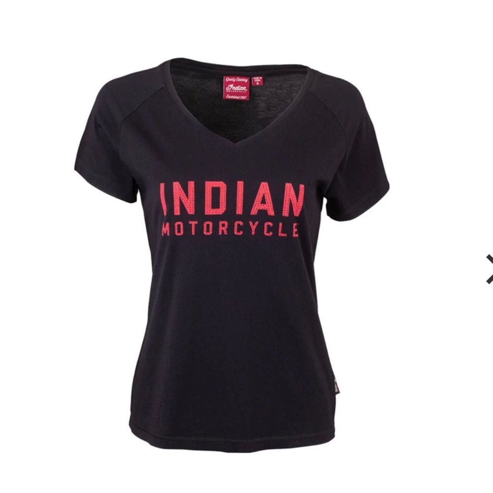 Womens black size small Indian motorcycle T-shirt